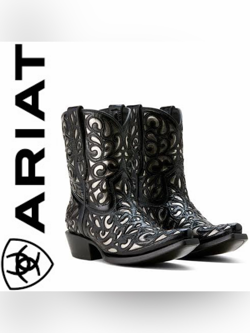 NWT VALENTINA OUTLAY WESTERN BOOTIES - SNIP TOE Women's 7.5 / M boot